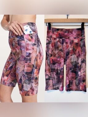 Lululemon Women Size 4 On Pace High Rise Short 10" Sun Dazed Multi Pink Training